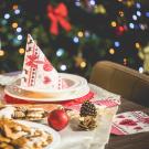 holiday dinner table